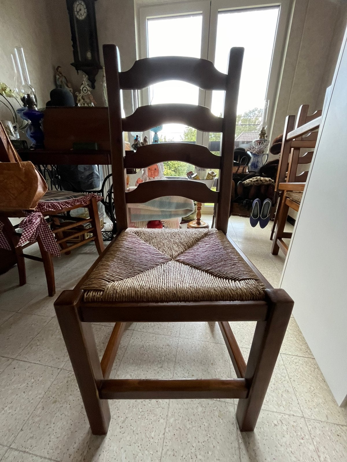 Keukenstoelen, Ophalen, Bruin, Hout, Landelijk