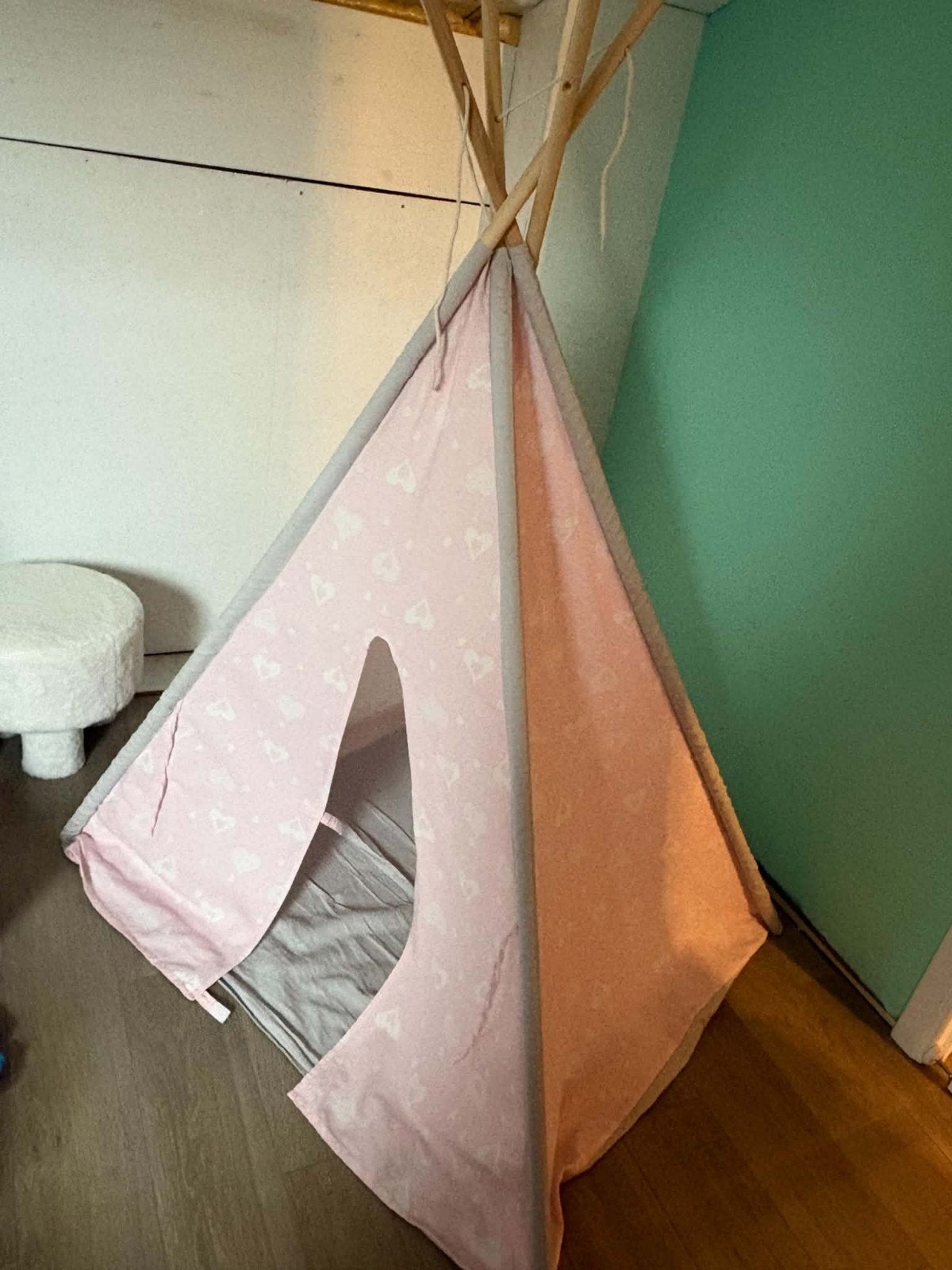 Tipi pour enfant, Ophalen