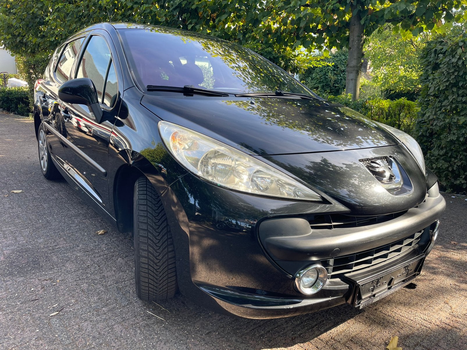 207sw 1.4i/AIRCO!!!!!!, Stof, Zwart, 4 cilinders, Zwart