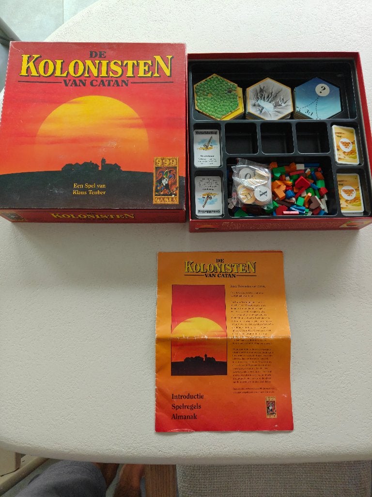 De kolonisten van Catan - 999 Games, Een of twee spelers, Ophalen of Verzenden, Gebruikt, 999 games