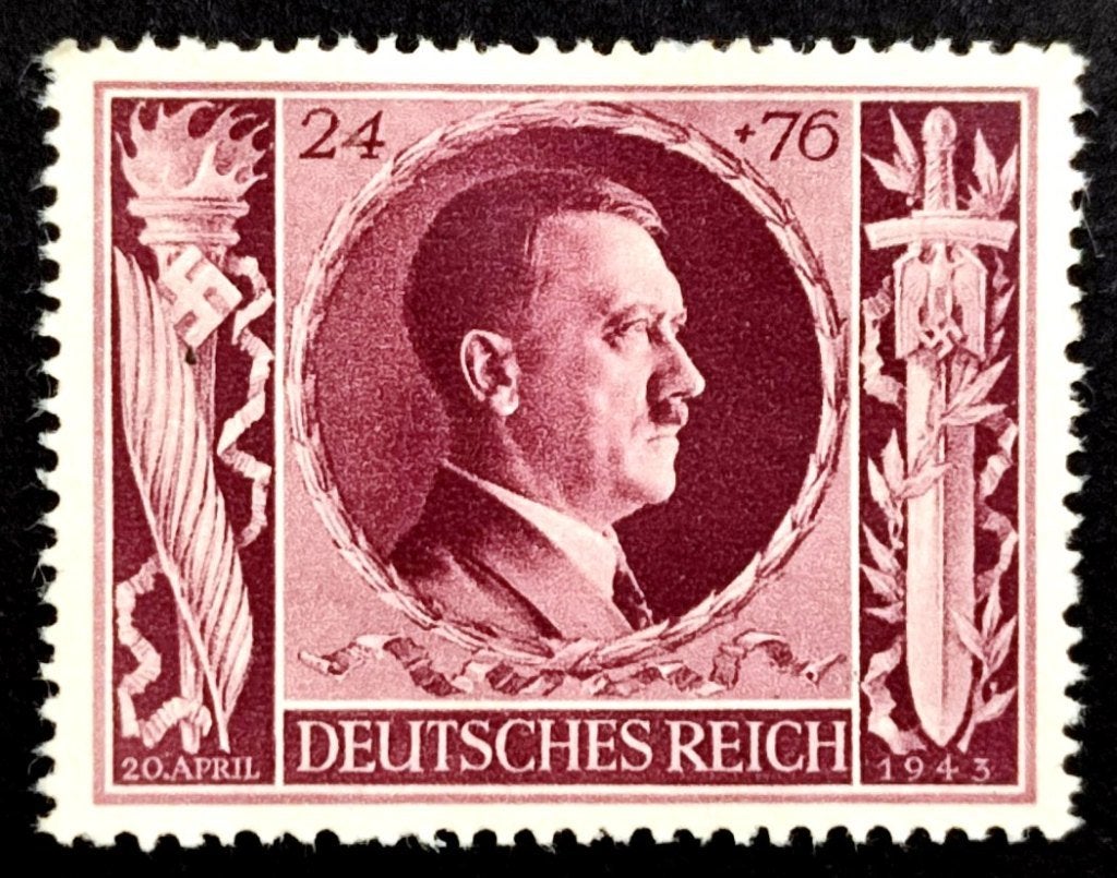 Dt.Reich: Verjaardagszegel A.Hitler 1943, Ophalen of Verzenden, Overige periodes