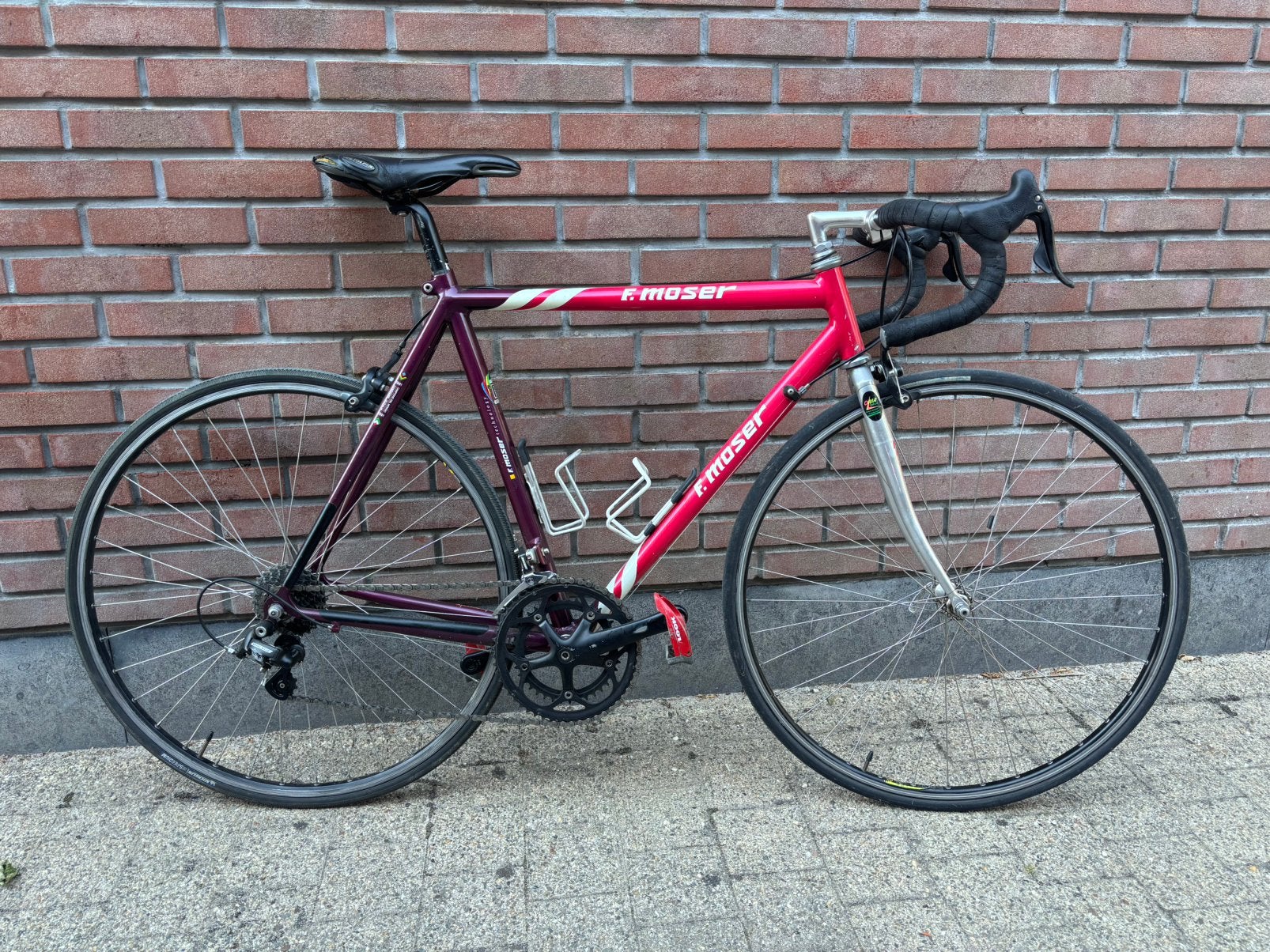 F. Moser koersfiets 53cm– Italiaans stalen frame –Campagnolo, Fietsen en Brommers, 53 tot 57 cm, Ophalen, Gebruikt, Overige merken