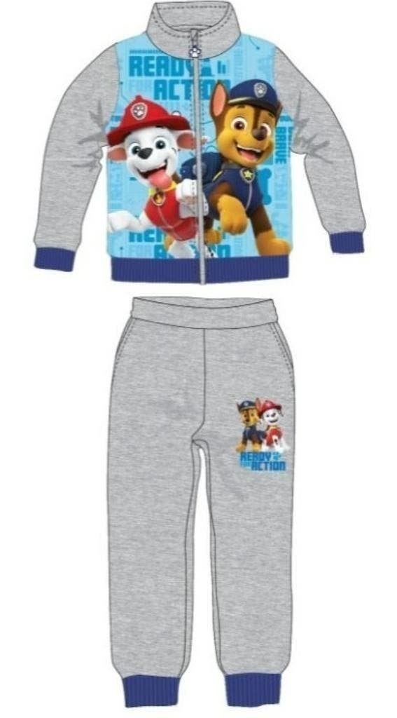 Paw Patrol Joggingpak - Grijs - Maat 116 - 128, Neuf, Garçon, Enlèvement ou Envoi, Ensemble