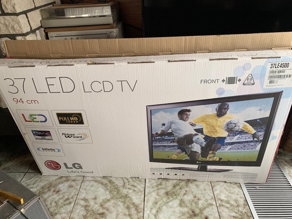 LG 37LE4500 LED LCD TV., TV, Hi-fi & Vidéo, Enlèvement, TV