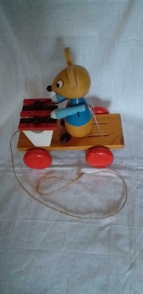 Jouet en bois souris xylophone, Enfants & Bébés, Enlèvement ou Envoi, Utilisé, Jouet à Pousser ou Tirer