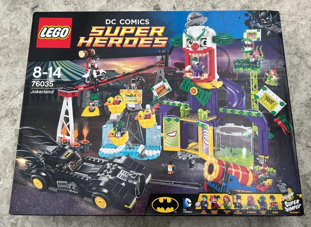 Lego DC Batman 76035 - Jokerland - Super Heroes, Ophalen of Verzenden, Nieuw, Complete set, Lego