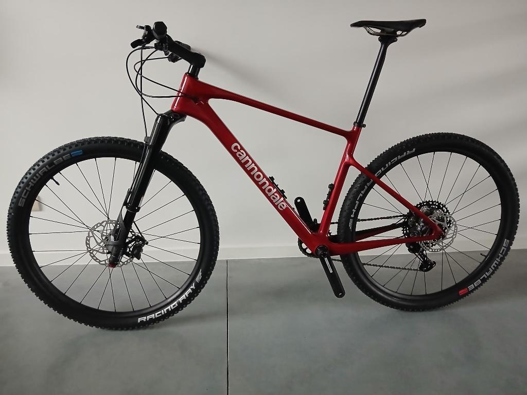 Cannondale Scalpel HT Carbon 2 Candy Red , Large, Fietsen en Brommers, Hardtail, Heren, Zo goed als nieuw, Ophalen