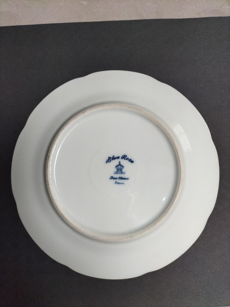 Antiek potpourri vaasje +fijne chinees porseleinen bordje, Ophalen