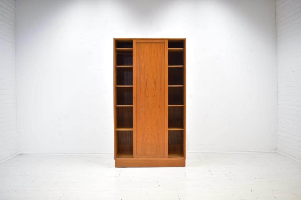 Poul Hundevad teakhouten kledingkast, 100 tot 150 cm, Met plank(en), Teakhout, Ophalen of Verzenden