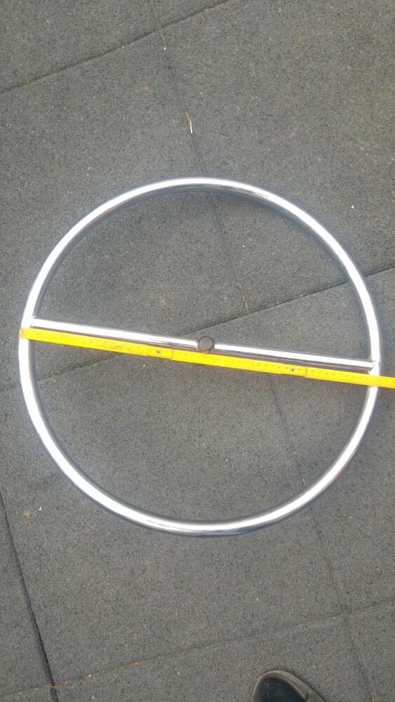 Tige tube en metal acier ronde avec appui diamètre 53cm, Sports nautiques & Bateaux, Enlèvement ou Envoi, Utilisé