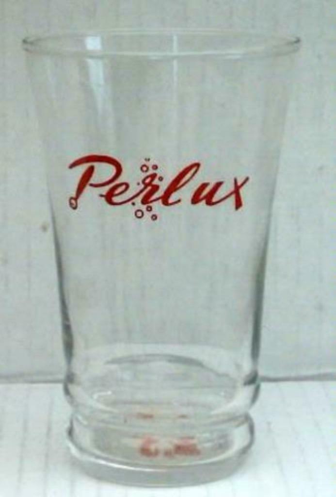 bier brouwerij glas Munck perlux rood  limonade water, Ophalen of Verzenden, Zo goed als nieuw, Frisdrankglas