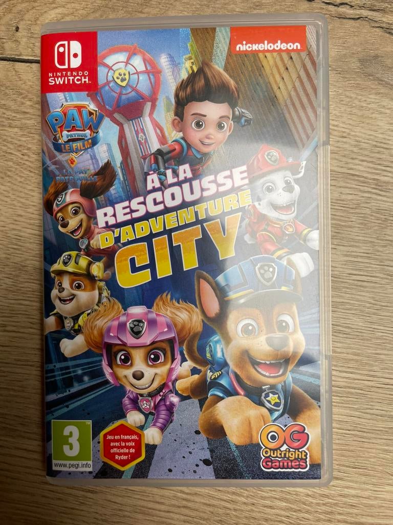 Jeu Nintendo Pat patrouille A la rescouse d’aventure city, Enlèvement