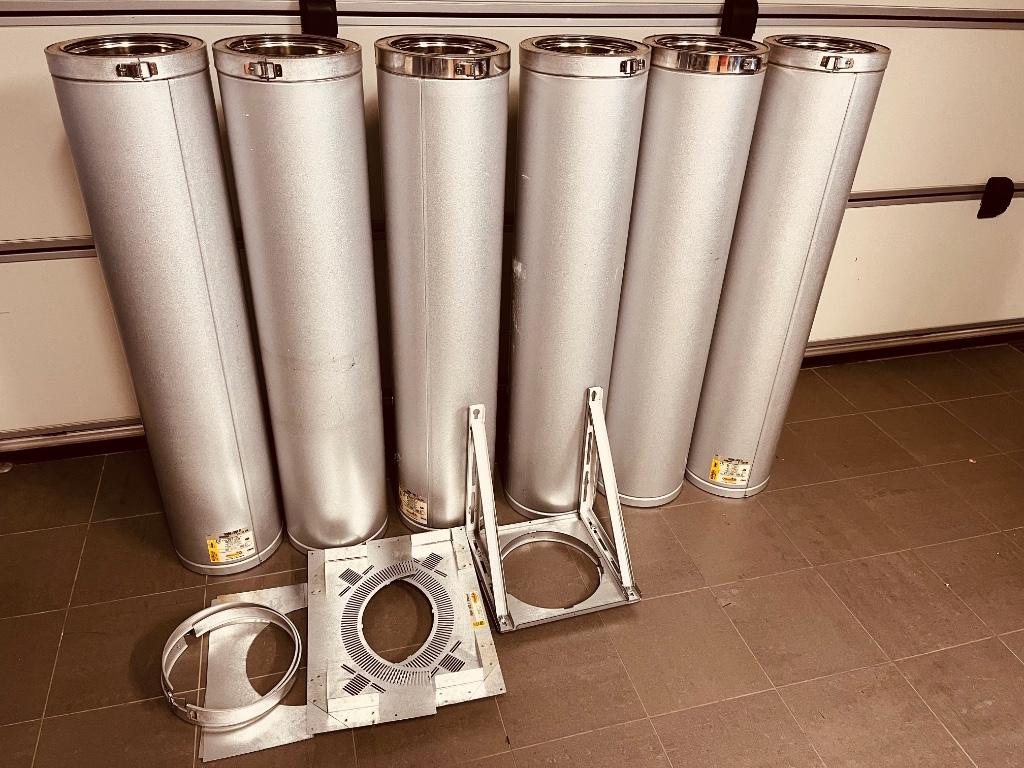 Poujoulat therminox TZ rookkanaal - nieuw, Ophalen, Nieuw, Inox, Overige typen