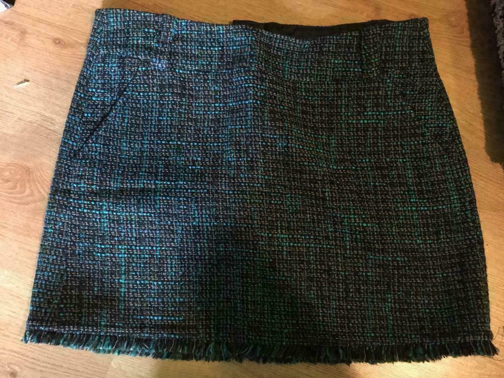 Rok Mexx maat 40 in grijs met turquoise, Maat 38/40 (M), Mexx, Nieuw, Ophalen of Verzenden