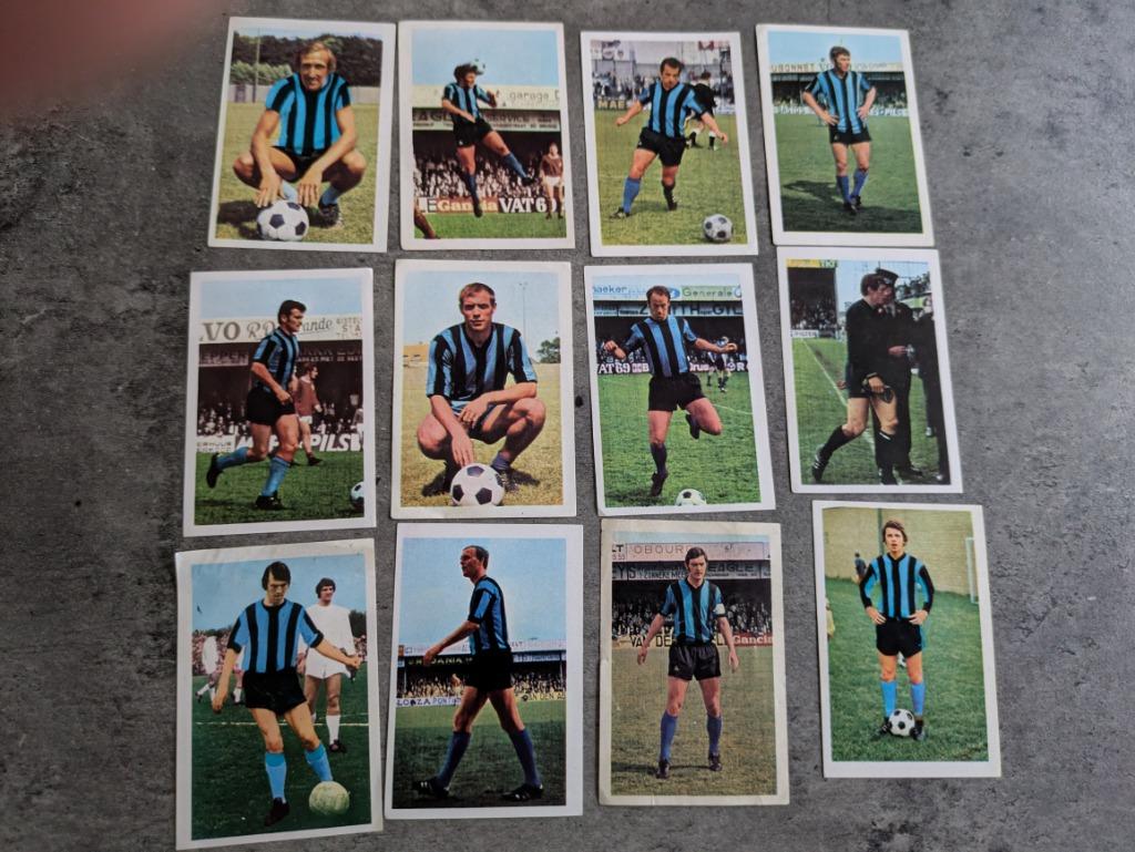 CLUB BRUGGE VOETBAL 1971/1972  12 X PRENTEN, Verzenden