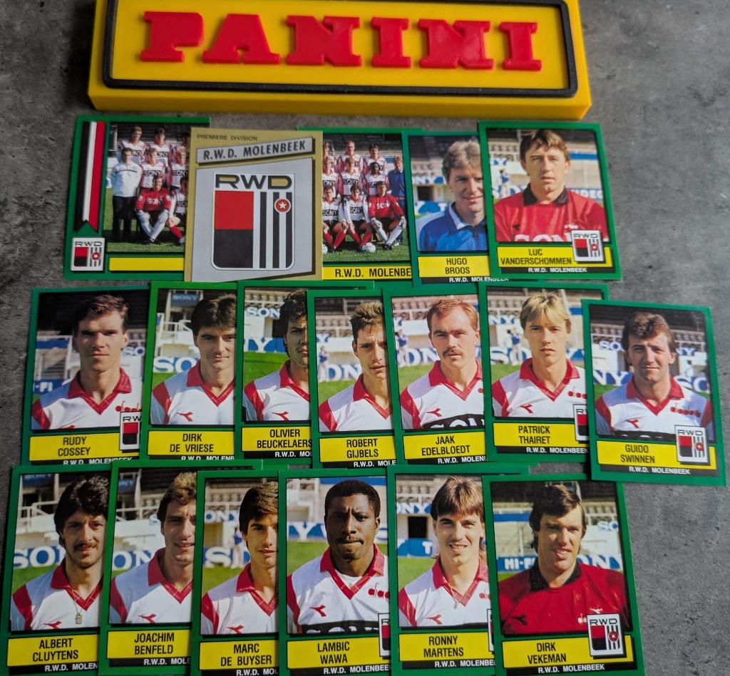 PANINI FOOTBALL 89   RWDM MOLENBEEK18 STICKERS 1989, Hobby en Vrije tijd, Stickers en Plaatjes, Nieuw, Verzenden