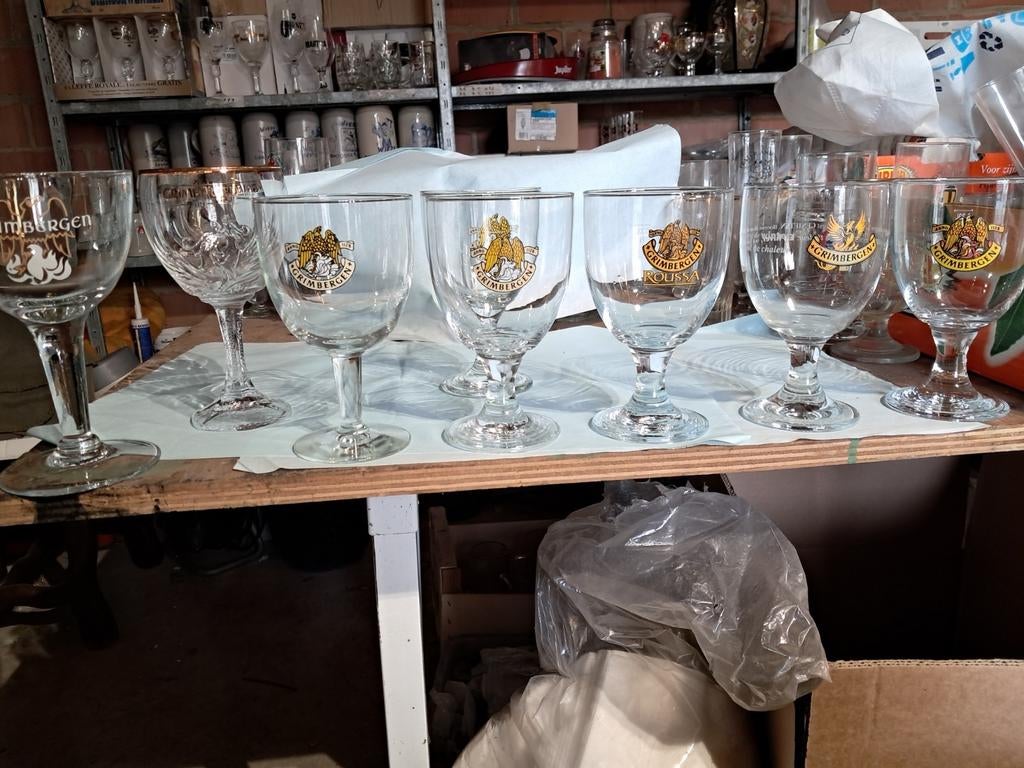 Glazen Grimbergen, Ophalen of Verzenden