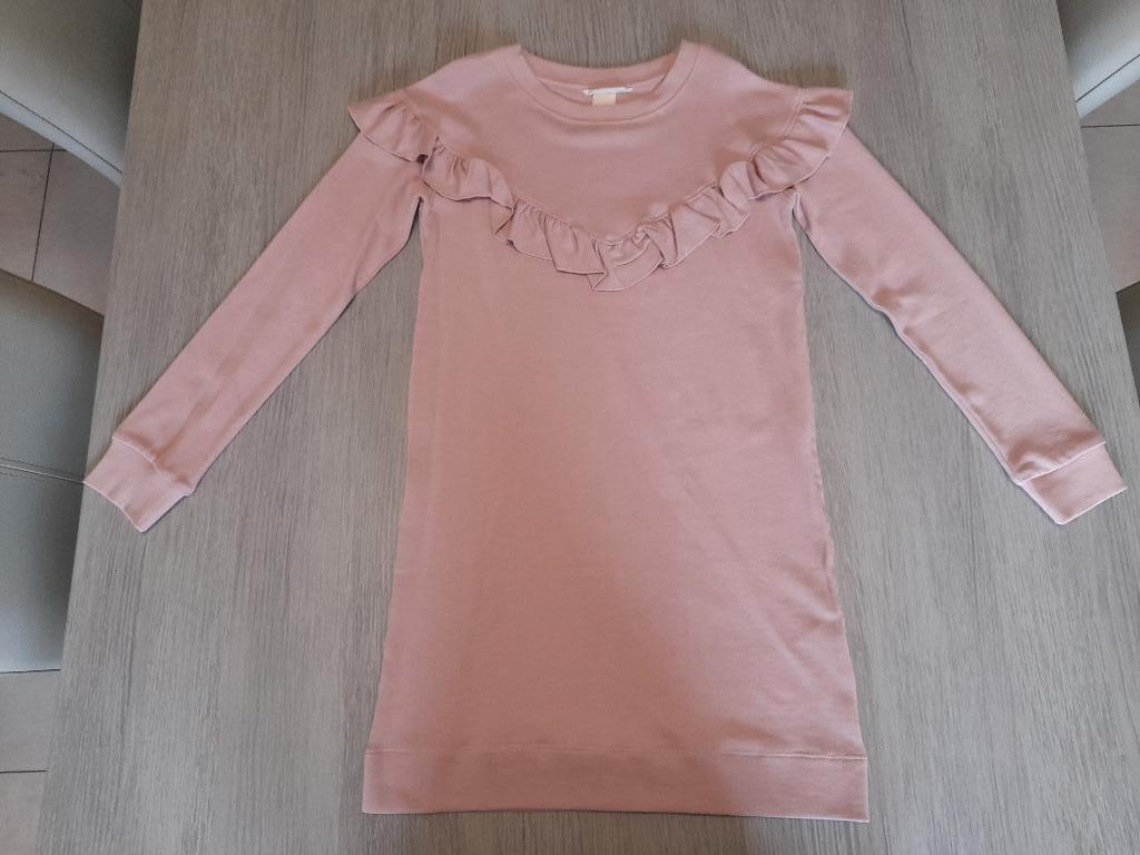 Licht roze kleedje H&M 134/140, Robe ou Jupe, Enlèvement ou Envoi, H&M, Comme neuf