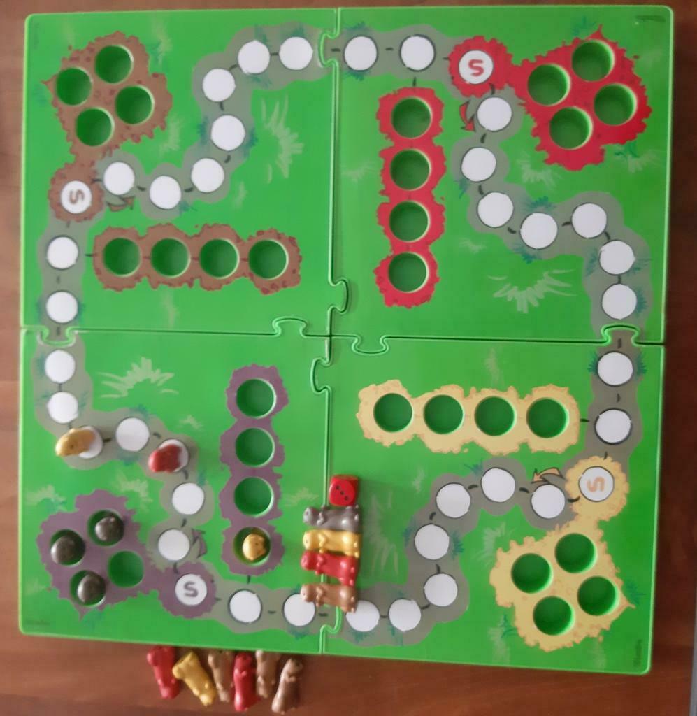 Simba - Mens erger je niet, Hobby en Vrije tijd, Gezelschapsspellen | Bordspellen, Ophalen of Verzenden, Gebruikt