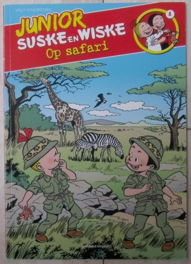 Junior Suske en Wiske nr. 4 - Op safari, Boeken, Ophalen of Verzenden