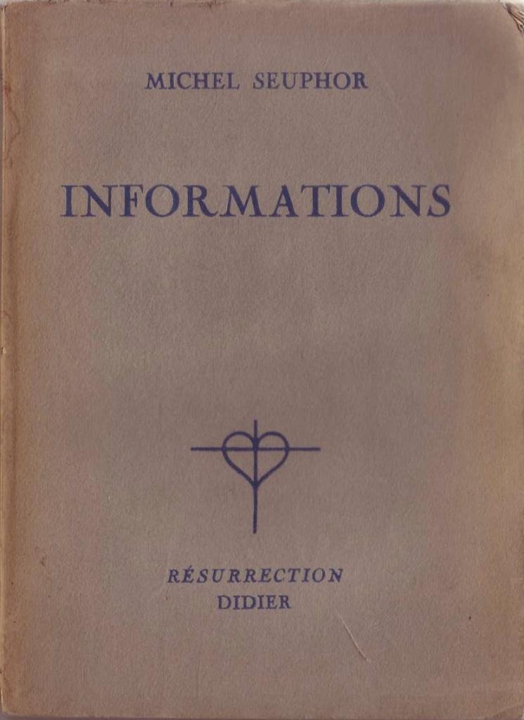 Michel Seuphor, Informations, Boeken, Gelezen, Ophalen of Verzenden, Michel Seuphor, Eén auteur