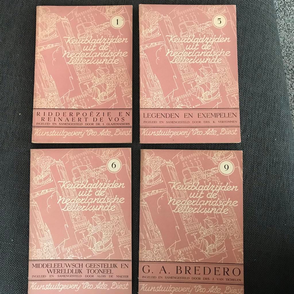 Keurbladzijden uit de Nederlandse letterkunde € 10,00/4, Ophalen of Verzenden, Zo goed als nieuw