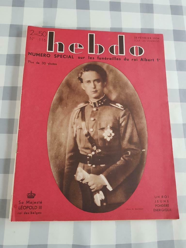 Albert 1er décès, Enlèvement ou Envoi, Comme neuf