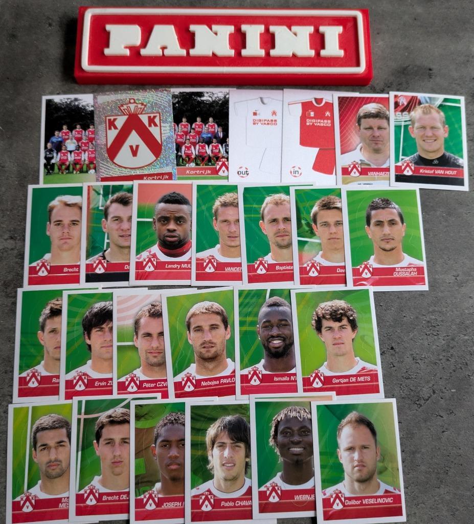 PANINI FOOTBALL 2012 26X STICKERS :  KVK KORTRIJK, Hobby en Vrije tijd, Stickers en Plaatjes, Nieuw, Verzenden