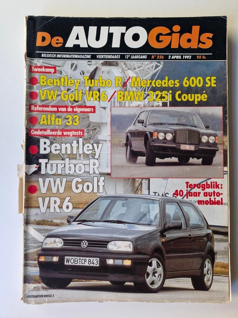 Autogids 326, Enlèvement ou Envoi, Comme neuf