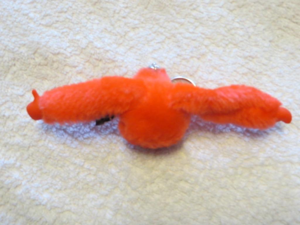 Sleutelhanger : oranje, fluffy Kipling aap -- Lou, Ophalen of Verzenden, Nieuw, Merk