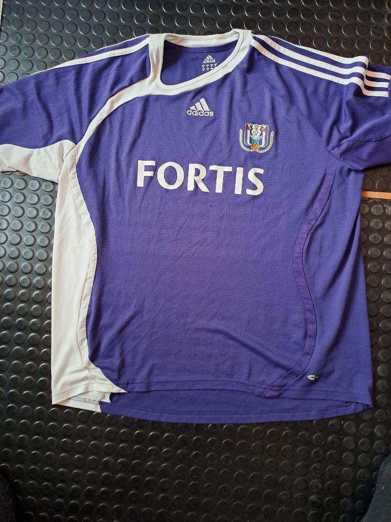 Maillot RSC Anderlecht saison 2007-2008, Plus grand que la taille XL, Enlèvement ou Envoi, Comme neuf, Maillot