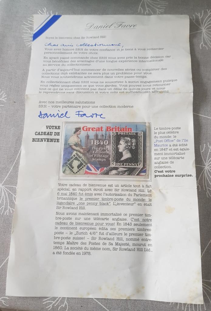 Cartes postales, Ophalen