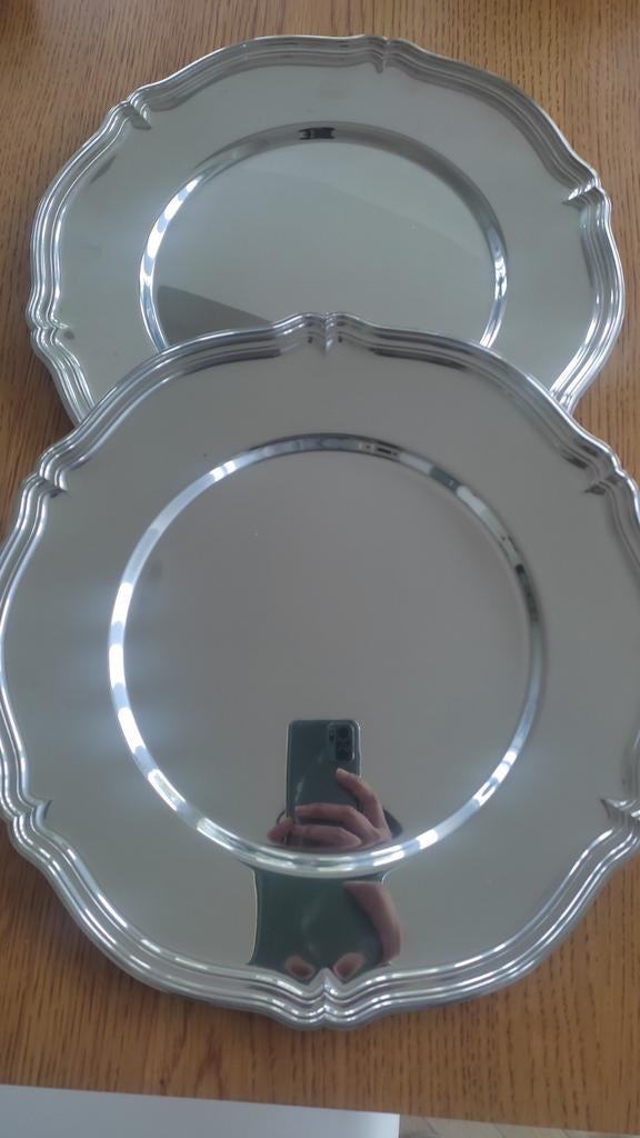 Lot de 2 plateaux de service WMF en cromargan, Enlèvement, Comme neuf