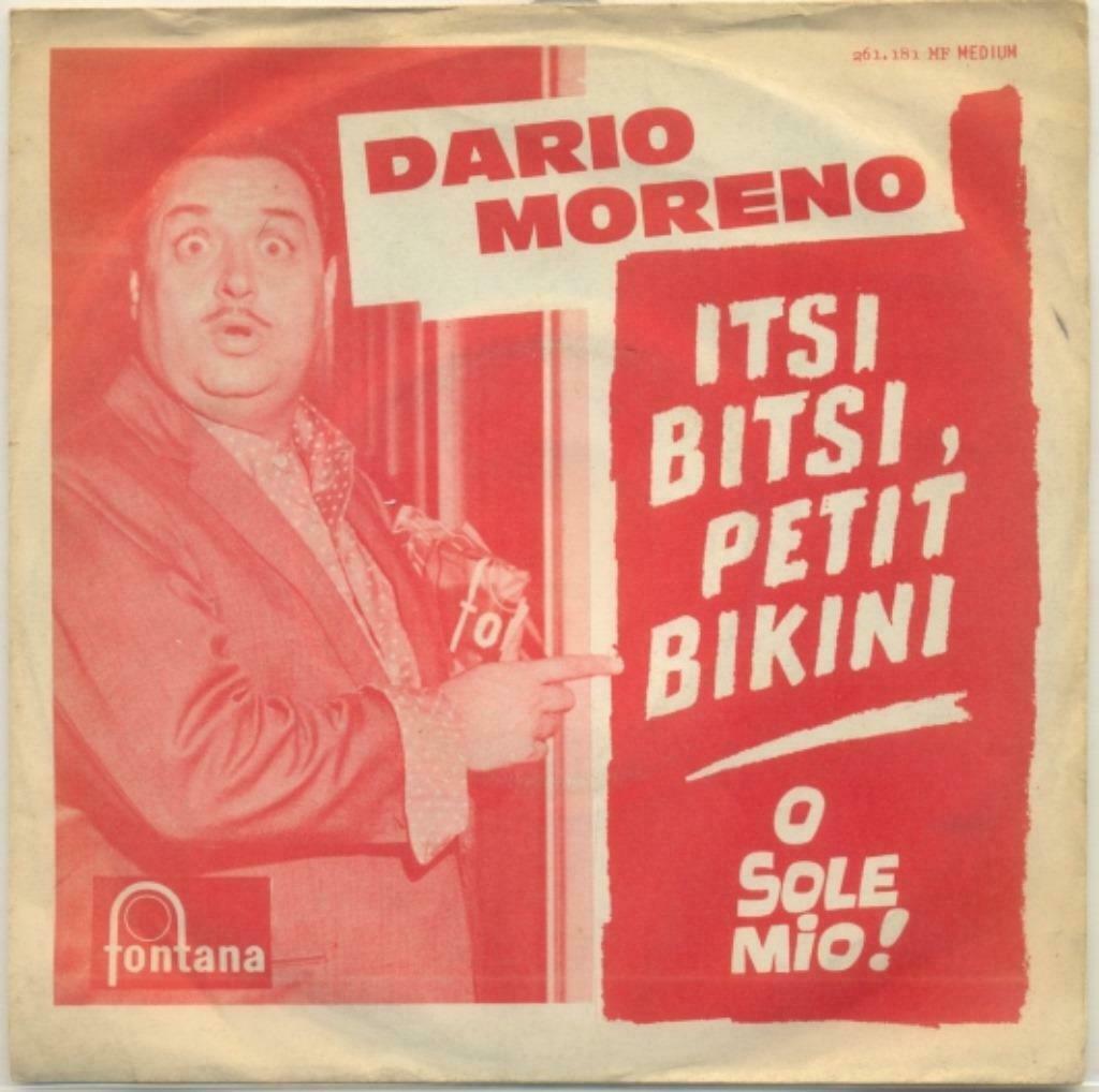 Dario Moreno – Itsi Bitsi Petit Bikini – Single, CD & DVD, Vinyles Singles, Utilisé, Single, Pop, 7 pouces, Enlèvement
