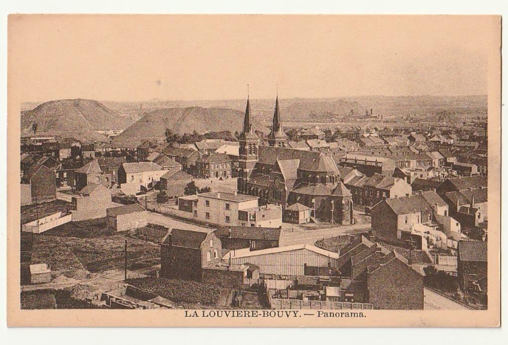 La Louvière-Bouvy Panorama, Envoi, Non affranchie, Hainaut