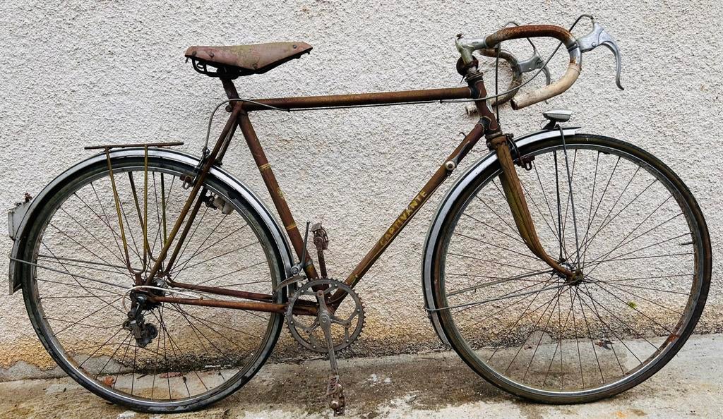 Randonneuse Jeunet-CAPTIVANTE - dérailleur suicide, Vélos & Vélomoteurs, 51 à 55 cm, Envoi, Années 50