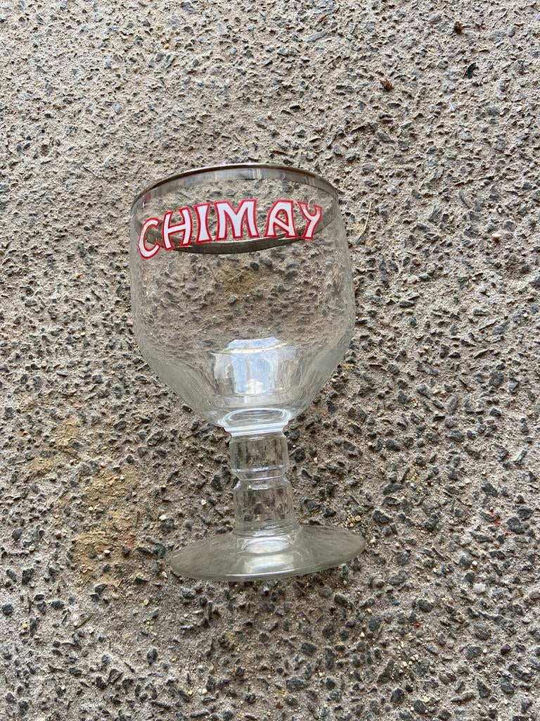 Chimay bier glas, Ophalen of Verzenden, Zo goed als nieuw, Bierglas