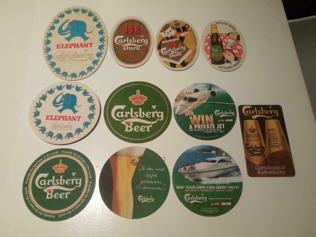 Bierviltjes van Carlsberg, Enlèvement ou Envoi, Sous-bock, Autres marques