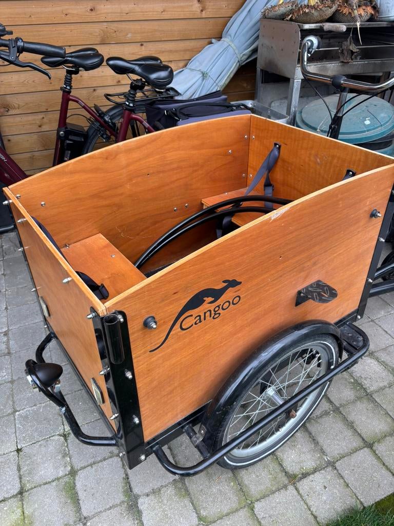 Bakfiets Cangoo, Fietsen en Brommers, Ophalen, Zo goed als nieuw