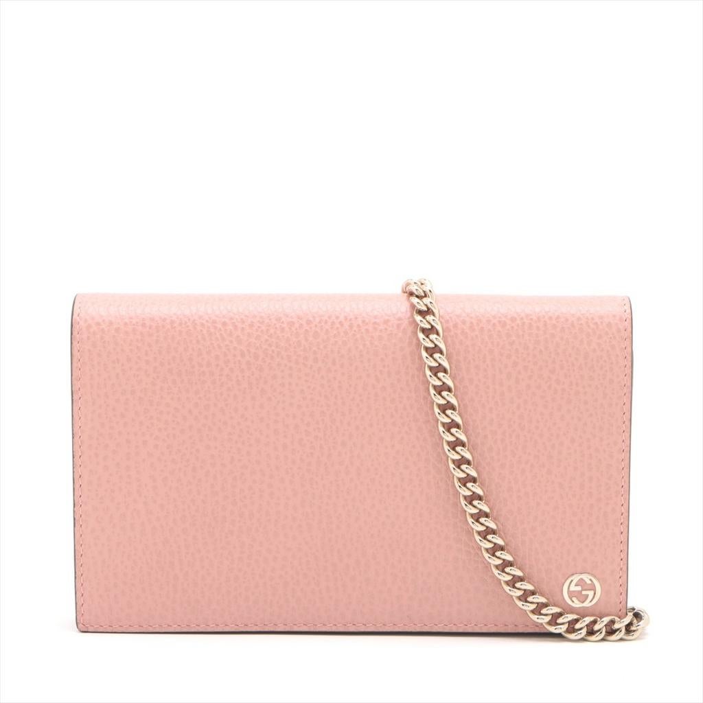 Sac pochette Gucci GG Interlocking, Envoi, Comme neuf, Rose, Sac à bandoulière