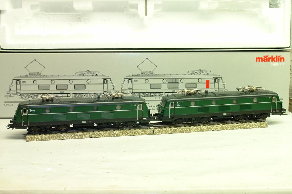 MARKLIN 37233 SNCB NMBS DOUBLE TRACTION 2370/2321 DIGITAL, Analogique, Enlèvement ou Envoi, Courant alternatif, Comme neuf