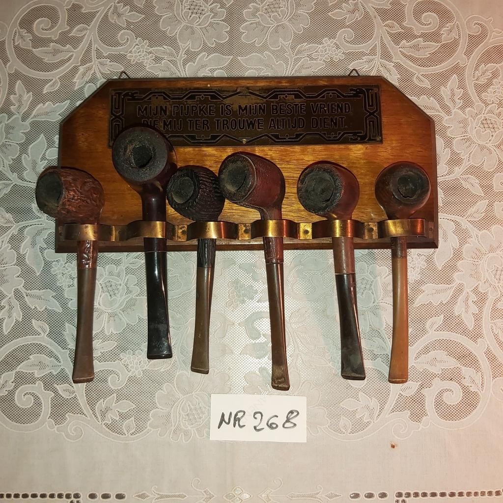 Pijp pijpenrekje decoratie, Antiek en Kunst, Verzenden