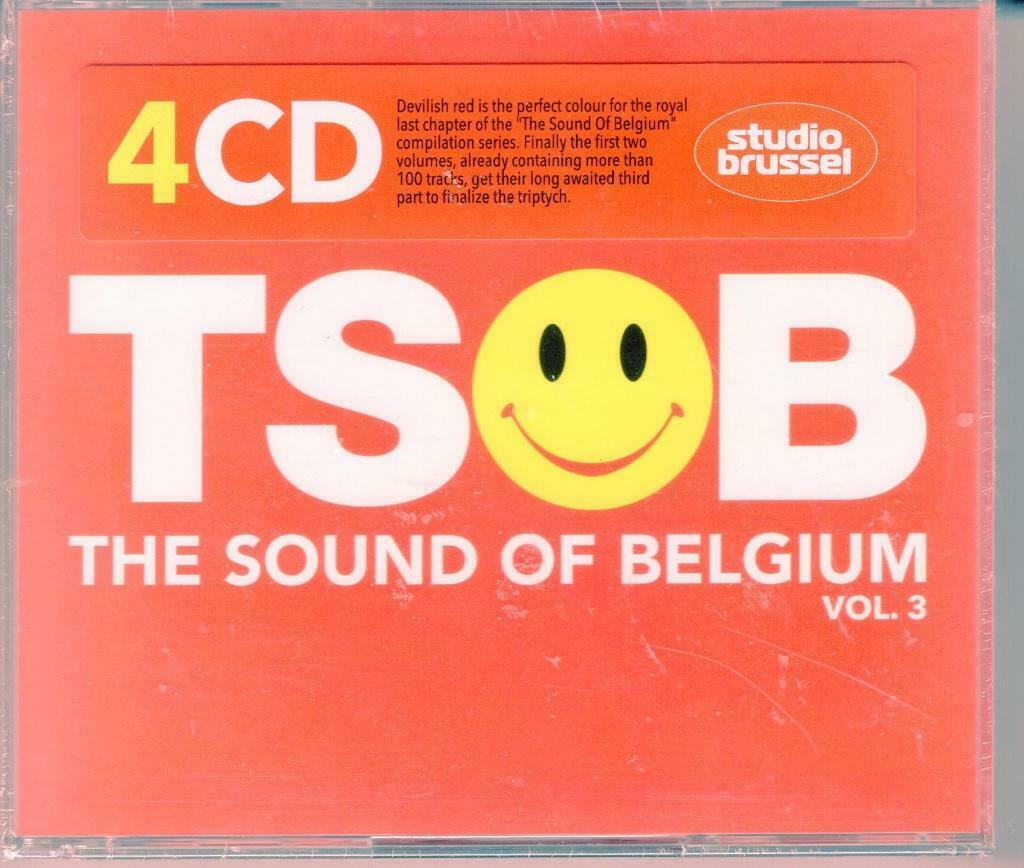 TSOB.VOL.3.(RED) THE SOUND OF BELGIUM.4 CD BOX. New. Sealed, Ophalen of Verzenden, Nieuw in verpakking, Boxset