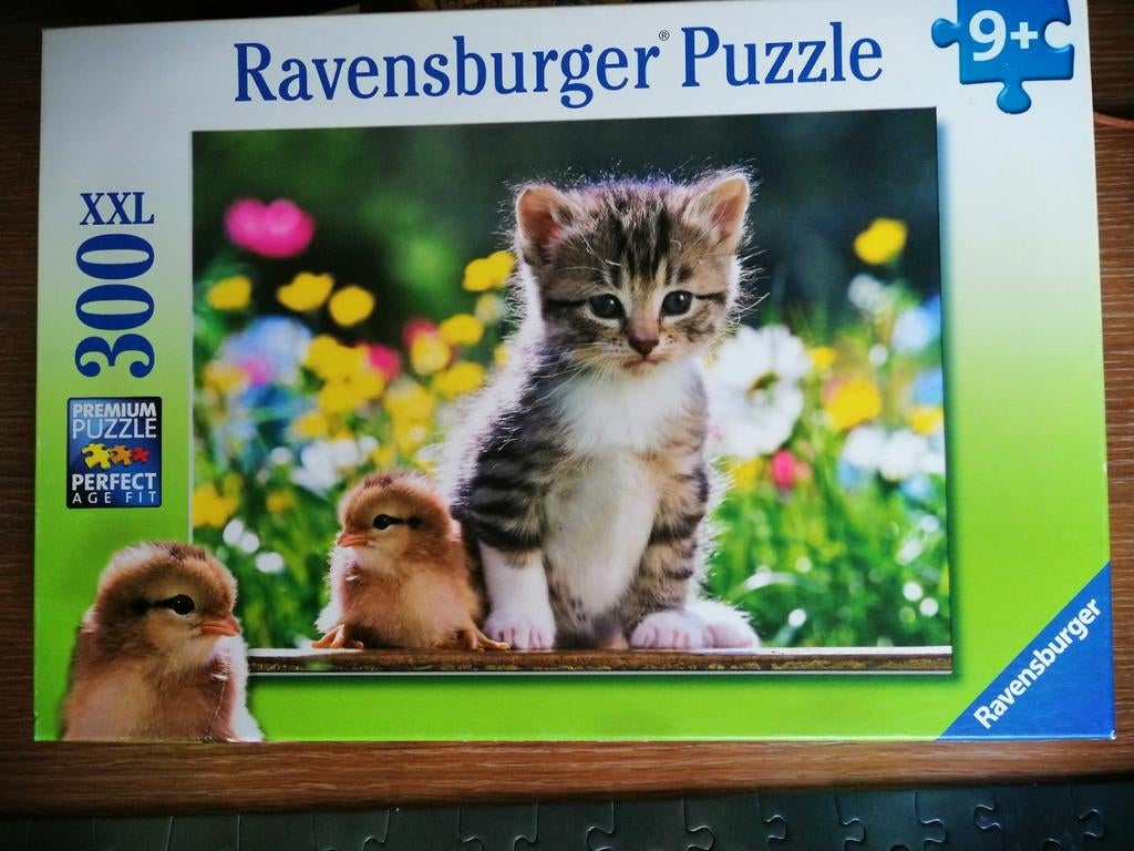 puzzel poes 300 stukjes, Ophalen of Verzenden, Gebruikt