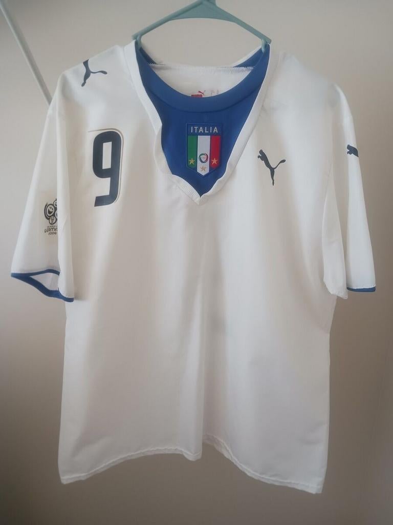 Italië Luca Toni Voetbal Uitshirt Origineel WorldCup 2006, Ophalen of Verzenden, Zo goed als nieuw
