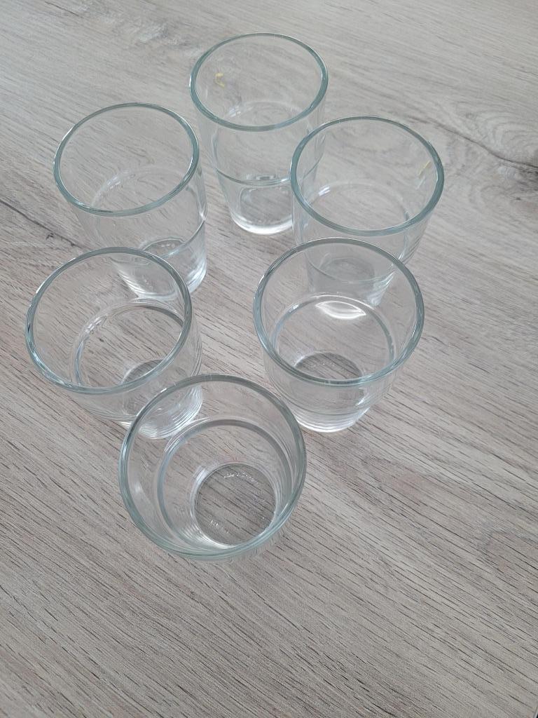 set van 6 stevige tumbler glazen, Verzamelen, Ophalen of Verzenden, Zo goed als nieuw, Overige typen