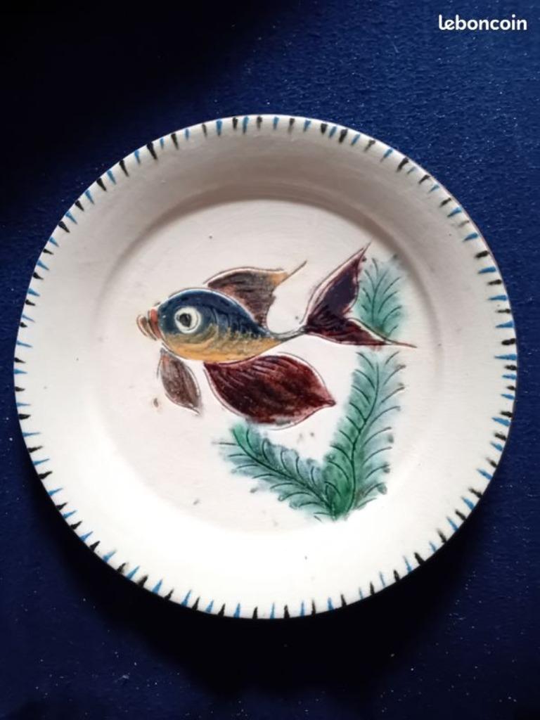 Assiette Murale Poisson, Enlèvement ou Envoi