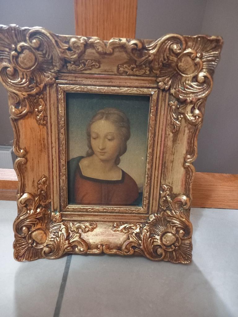 Schilderij Madonna van Raphael 23cmx18cm, Ophalen of Verzenden