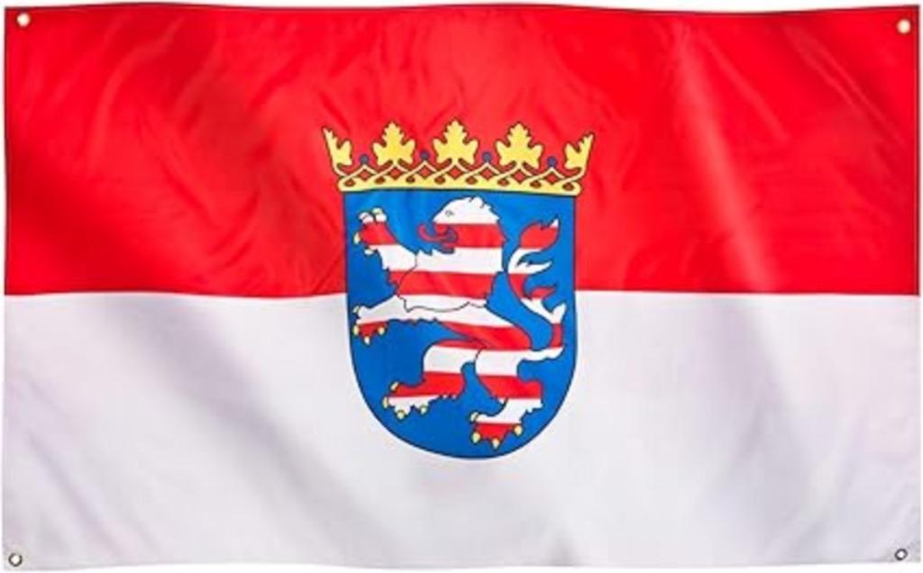 Drapeau de la Hesse | 91 x 152 cm | Nouveau, Divers, Drapeaux & Banderoles, Neuf, -, -, Runesol
