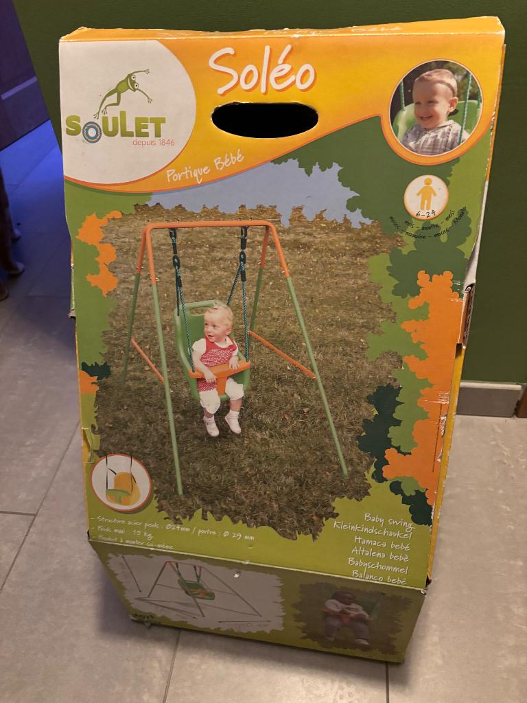 Balançoire enfants, Ophalen